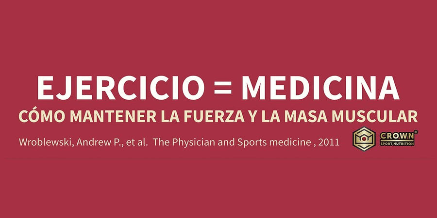 SPORT = MEDIZIN. SO ERHALTEN SIE KRAFT UND MUSKELMASSE