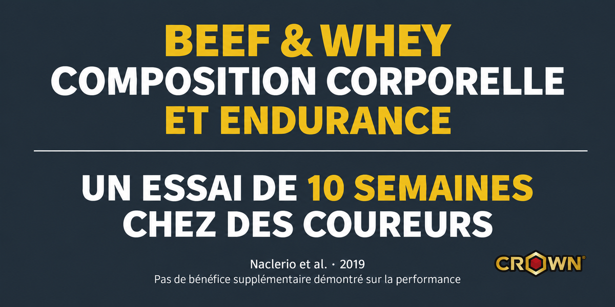 Beef & Whey : composition corporelle chez des coureurs d’endurance