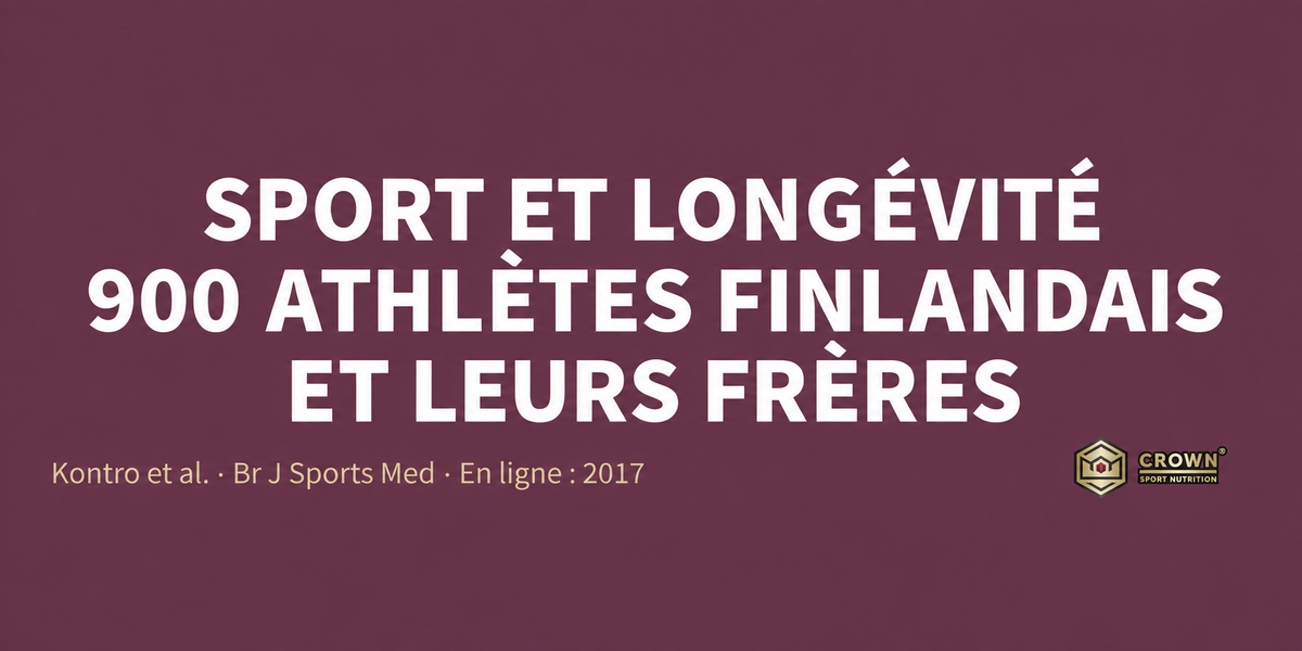 Sport et longévité : une étude chez des athlètes finlandais