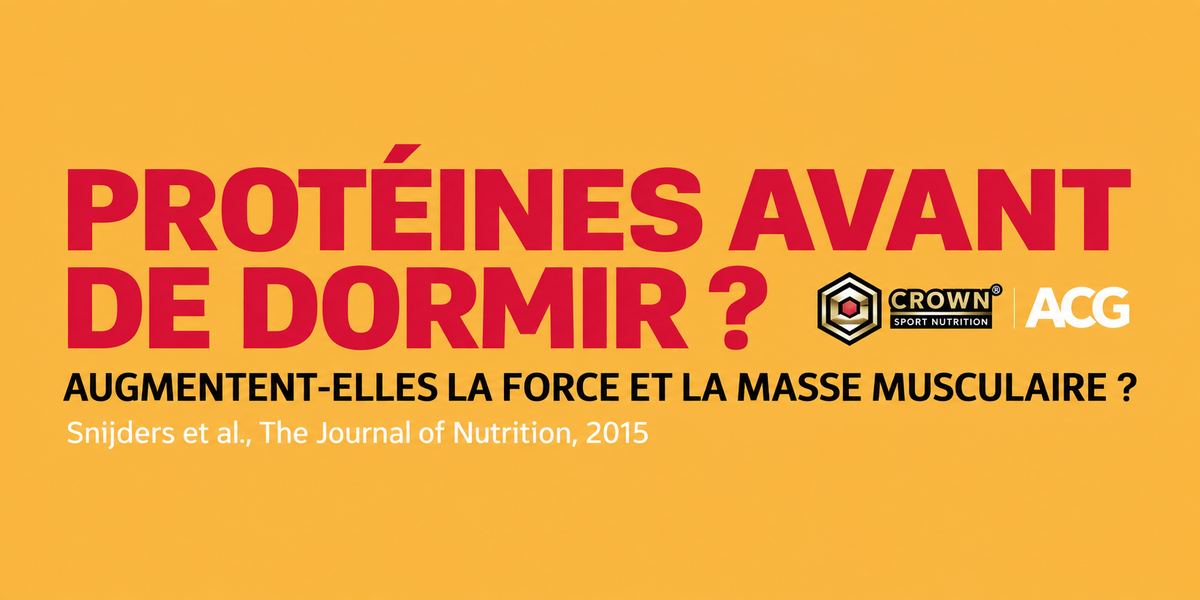 Des protéines avant de dormir ?