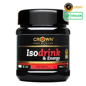 Isotonic Drink (Isodrink & Energy) - Jar of 640 g / 20 servings, Red Fruits
