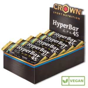 HyperBar 45 (Barrita de gominola doble) - Caja (10 monodosis - 600 g), Neutro con Cafeína