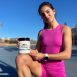 colágeno hidrolizado con deportista mujer