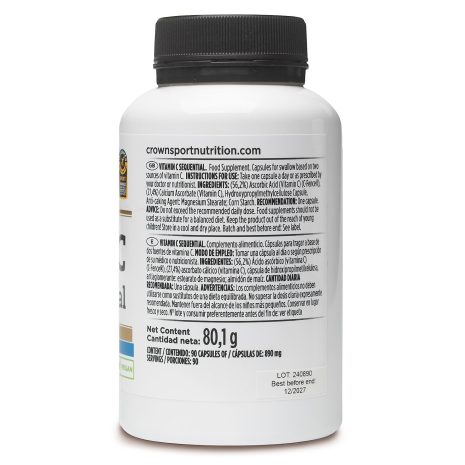 Ingredientes Vitamina C ingredientes etiqueta vitamina c