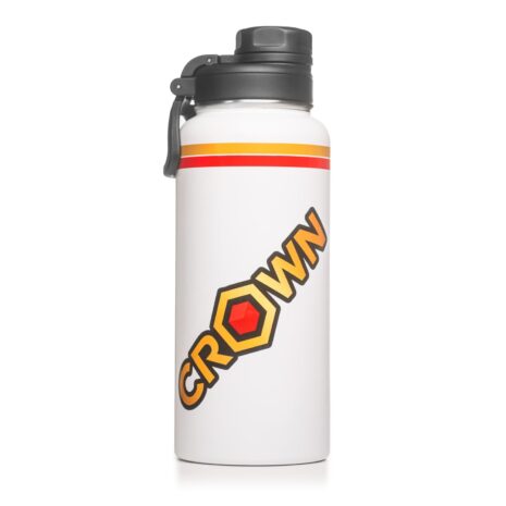 ThermoSPORT Bottle 1 L – Botella térmica deportiva de acero inoxidable color blanco